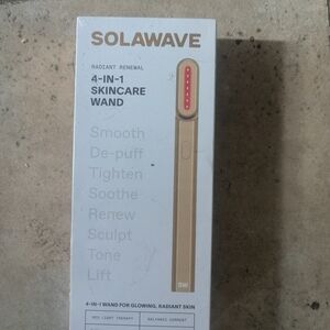 Gold Solawave Skincare Wand New In Box